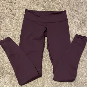 28 inch lululemon align leggings deep purple